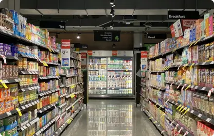 commercial refrigeration solution for supermarket development projects